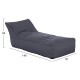 ΠΟΥΦ ALOK FB95806.02 ΓΚΡΙ ΜΕ UV PROTECTION  140x70x60Υ εκ.