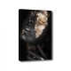 ΠΙΝΑΚΑΣ ΚΑΜΒΑΣ DARK SKINNED GIRL WITH GOLD MAKEUP FB97196.01 50X3X70 εκ.