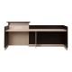 ΓΡΑΦΕΙΟ ΥΠΟΔΟΧΗΣ FB92068.01 ΜΕΛΑΜΙΝΗ ΣΕ WENGE-ΜΠΕΖ 240x80x106Υεκ.