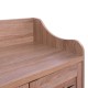 ΠΑΠΟΥΤΣΟΘΗΚΗ ΝΤΟΥΛΑΠΙ ΞΥΛΙΝΗ FB92230.02 SONAMA 77X40,5X122εκ.