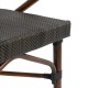 ΠΟΛΥΘΡΟΝΑ ΑΛΟΥΜΙΝΙΟΥ BAMBOO ΚΑΦΕ ΜΕ TEXTLINE FB95025 60,5x59x81 cm