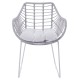 ΠΟΛΥΘΡΟΝΑ ΜΕΤΑΛΛΙΚΗ ΑΣΠΡΟ ΜΑΤ & ΓΚΡΙ WICKER FB95300.02