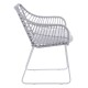 ΠΟΛΥΘΡΟΝΑ ΜΕΤΑΛΛΙΚΗ ΑΣΠΡΟ ΜΑΤ & ΓΚΡΙ WICKER FB95300.02