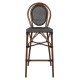 ΣΚΑΜΠΟ ΑΛΟΥΜΙΝΙΟΥ FB95059 BAMBOO LOOK ΚΑΦΕ ΜΕ TEXTLINE 44x52x115Υεκ