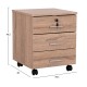 ΣΥΡΤΑΡΙΕΡΑ ΓΡΑΦΕΙΟΥ FB92282.02 ΣΕ SONAMA ΧΡΩΜΑ 39.5x40x46.5Υεκ