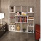 ΒΙΒΛΙΟΘΗΚΗ ΜΕΛΑΜΙΝΗΣ FB99029.01 ΛΕΥΚΗ 120x22x123,6Υ εκ.