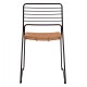ΚΑΡΕΚΛΑ ΜΕΤΑΛΛΙΚΗ FB95694 ΜΕ WICKER ΜΠΕΖ 51x54x83Υ εκ.