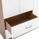 ΝΤΟΥΛΑΠΑ 3ΦΥΛΛΗ ME 2 ΣΥΡΤΑΡΙΑ FB9340.06 SONAMA - ΛΕΥΚO 89x42,5x181 εκ.