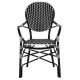 ΠΟΛΥΘΡΟΝΑ ΑΛΟΥΜΙΝΙΟΥ ΜΕ ΜΑΥΡΟ ΛΕΥΚΟ WICKER FB95793.02 56X63X96Y εκ.