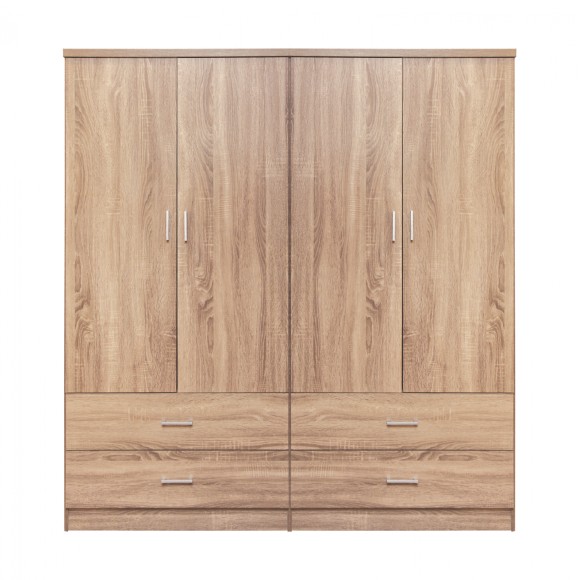 ΣΕΤ 2 ΤΜΧ ΝΤΟΥΛΑΠΑ 4ΦΥΛΛΗ ΜΕ 4 ΣΥΡΤΑΡΙΑ ZEBRANO 160X42X181 FB911349.01