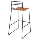 ΣΚΑΜΠΟ ΜΕΤΑΛΛΙΚΟ FB95642 ΜΕ WICKER ΣΕ ΜΠΕΖ ΑΠΟΧΡΩΣΗ 48x53x100 εκ.