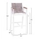 ΣΚΑΜΠΟ ΜΠΑΡ ΑΛΟΥΜΙΝΙΟΥ ΛΕΥΚΟ ΜΕ POLYWOOD 52 x 58 x 108 εκ. FB95790.01