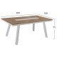 ΤΡΑΠΕΖΙ ΑΛΟΥΜΙΝΙΟΥ ΜΕ POLYWOOD 200X100 ΛΕΥΚΟ FB95131.11