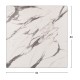 ΕΠΙΦΑΝΕΙΑ ΤΡΑΠΕΖΙΟΥ HPL FB95839.11 MARBLE WHITE-GREY 80x80 εκ. ΠΑΧΟΥΣ 12mm.