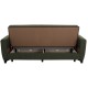 ΚΑΝΑΠΕΣ ΚΡΕΒΑΤΙ TΡΙΘΕΣΙΟΣ ΨΗΛΗ ΠΛΑΤΗ DARK OLIVE FB93242.05 215x84x88Υεκ.