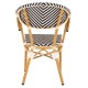 ΠΟΛΥΘΡΟΝΑ BAMBOO LOOK FB95861.01 ΜΑΥΡΟ-ΛΕΥΚΟ 57x55x82Yεκ.