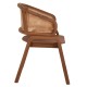 ΠΟΛΥΘΡΟΝΑ ΜΑΣΙΦ ΞΥΛΟ ΤEAK & RATTAN ΠΛΑΤΗ ΦΥΣΙΚΟ57x62x83Υεκ.FB99402.01