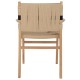 ΠΟΛΥΘΡΟΝΑ RUBBERWOOD ΚΑΙ ΣΧΟΙΝΙ 62,5x60x88Yεκ.FB99324.01