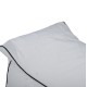ΠΟΥΦ FB95772.01 ΜΕ TEXTILINE ΛΕΥΚΟ ΚΑΙ ΜΑΥΡΟ ΡΕΛΙ 88x128x40-60Υ εκ. Β ΔΙΑΛΟΓΗΣ