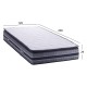ΣΤΡΩΜΑ DREAMTOPIA FRANKLIN FB9657.120 BONNELL SPRING ΜΕ ΑΝΩΣΤΡΩΜΑ 120x200x29Y εκ.