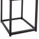 ΖΙΓΚΟΝ GRELAY 2 ΤΕΜ MDF ΟΨΗ ΜΑΡΜΑΡΟΥ & ΜΕΤΑΛΛΟ FB98762.12 45Χ45Χ50εκ. & 37Χ37Χ43 εκ.