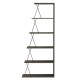 ΒΙΒΛΙΟΘΗΚΗ FB92241.13 OLIVE GREY ME ΜΑΥΡΕΣ ΒΕΡΓΕΣ 65x22-24x146Υεκ.