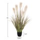 ΔΙΑΚΟΣΜΗΤΙΚΟ ΣΥΝΘΕΤΙΚΟ ΦΥΤΟ FB94014 GRASS + ΦΤΕΡΑ ΣΕ ΓΛΑΣΤΡΑ Φ14,5x12,5-95Yεκ.
