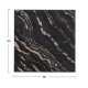 ΕΠΙΦΑΝΕΙΑ ΤΡΑΠΕΖΙΟΥ ΤΕΤΡΑΓΩΝΗ 5787 WERZALIT 80X80 εκ. BLACK GOLD MARBLE FB95231.15