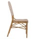 ΚΑΡΕΚΛΑ ΑΛΟΥΜΙΝΙΟΥ BAMBOO LOOK ΦΥΣΙΚΟ - ΛΕΥΚΟ FB95927.03 46x56x95Yεκ.