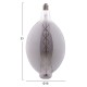 ΛΑΜΠΤΗΡΑΣ LED FILAMENT 8W E27 3000K SMOKE DIMMABLE FB94051.03