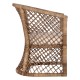 ΠΟΛΥΘΡΟΝΑ FB95990 RATTAN ΦΥΣΙΚΟ-ΜΑΞΙΛΑΡΙ ΕΚΡΟΥ 64x68x87Υ εκ.