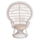 ΠΟΛΥΘΡΟΝΑ FB99342.02 RATTAN ΣΕ ΛΕΥΚΟ-ΜΑΞΙΛΑΡΙ ΛΕΥΚΟ 114x72x150Yεκ.
