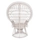 ΠΟΛΥΘΡΟΝΑ FB99342.02 RATTAN ΣΕ ΛΕΥΚΟ-ΜΑΞΙΛΑΡΙ ΛΕΥΚΟ 114x72x150Yεκ.