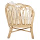 ΠΟΛΥΘΡΟΝΑ FB99817 RATTAN ΣΕ ΦΥΣΙΚΟ-ΛΕΥΚΟ ΜΑΞΙΛΑΡΙ 78x75x92Υ εκ.