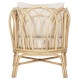 ΠΟΛΥΘΡΟΝΑ FB99817 RATTAN ΣΕ ΦΥΣΙΚΟ-ΛΕΥΚΟ ΜΑΞΙΛΑΡΙ 78x75x92Υ εκ.