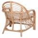 ΠΟΛΥΘΡΟΝΑ FB99837 RATTAN ΣΕ ΦΥΣΙΚΟ- ΛΕΥΚΟ ΜΑΞΙΛΑΡΙ 72x66x75Υεκ.