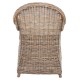 ΠΟΛΥΘΡΟΝΑ ΜΕ ΕΚΡΟΥ ΜΑΞΙΛΑΡΙ FB99536 ΚΑΦΕ RATTAN 63x65x87Υεκ.