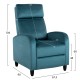 ΠΟΛΥΘΡΟΝΑ RELAX FB99782.06 ΠΕΤΡΟΛ ΒΕΛΟΥΔΟ 67,5x90x104Υ εκ.