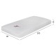 ΣΤΡΩΜΑ ΜΕ FOAM JORDY 90X200x15Y-- FB9374.10  (ROLL PACKING) ΛΕΥΚΟ