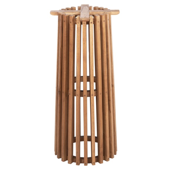 ΒΑΣΗ BAR STAND ΕΣΩΤ.ΧΩΡΟΥ ΜΕΣ.ΥΨΟΥΣ ΣΤΡΟΓΓΥΛΗ FB99857.11 MINDI ΞΥΛΟ ΣΕ ΦΥΣΙΚΟ Φ40x90Υεκ.