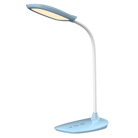 ΦΩΤΙΣΤΙΚΟ ΓΡΑΦΕΙΟΥ LED FB94444.03 ΓΑΛΑΖΙΟ-ΛΕΥΚΟ ABS 13,6x17,7x40Υ εκ.