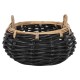ΚΑΛΑΘΙ ΔΑΠΕΔΟΥ FB94378 ΜΑΥΡO&ΦΥΣΙΚΟ ΧΡΩΜΑ- CL RATTAN Φ62x36Yεκ.