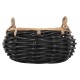 ΚΑΛΑΘΙ ΔΑΠΕΔΟΥ FB94378 ΜΑΥΡO&ΦΥΣΙΚΟ ΧΡΩΜΑ- CL RATTAN Φ62x36Yεκ.