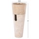 ΝΙΠΤΗΡΑΣ ΜΑΡΜΑΡΙΝΟΣ CONE SINK CREME WHITE Φ40x90Y εκ.FB97808.02