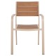 ΠΟΛΥΘΡΟΝΑ ΑΛΟΥΜΙΝΙΟΥ FB95127.04 ΣΑΜΠΑΝΙ ΜΕ POLYWOOD 55x52x86Yεκ.