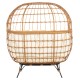 ΠΟΛΥΘΡΟΝΑ ΦΩΛΙΑ MIAMI 2 ΑΤΟΜΩΝ ΤΥΠΟΥ RATTAN FB95870.11 132.5x90x154Υεκ