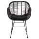 ΠΟΛΥΘΡΟΝΑ ΜΕ ΜΑΞΙΛΑΡΙ ΜΕΤΑΛΛΙΚΗ FB95450.31 ΜΕ WICKER ΜΠΕΖ 58x59x82Υ