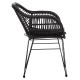 ΠΟΛΥΘΡΟΝΑ ΜΕ ΜΑΞΙΛΑΡΙ ΜΕΤΑΛΛΙΚΗ FB95450.31 ΜΕ WICKER ΜΠΕΖ 58x59x82Υ