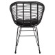 ΠΟΛΥΘΡΟΝΑ ΜΕ ΜΑΞΙΛΑΡΙ ΜΕΤΑΛΛΙΚΗ FB95450.31 ΜΕ WICKER ΜΠΕΖ 58x59x82Υ