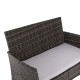 ΣΕΤ ΣΑΛΟΝΙ 4ΤΜΧ FB96089.02 ΣΥΝΘ.RATTAN ΓΚΡΙ-ΜΠΕΖ ΜΑΞΙΛΑΡΙΑ